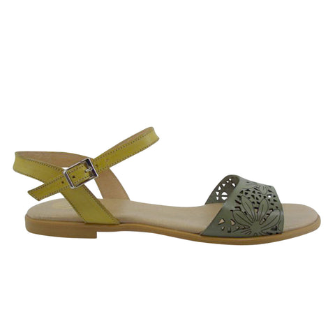 Laser cut flat sandals online