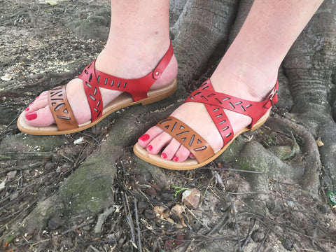 Over the toe sandals shop